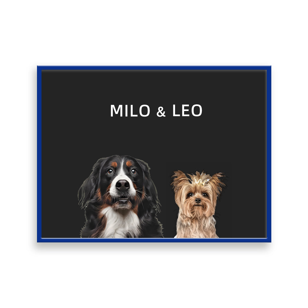 Custom Pet Portrait - Two Pets